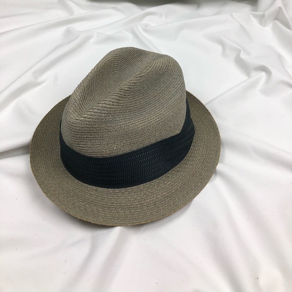 Vtg Milan Weave Fedora Hat - Picture 2 of 5